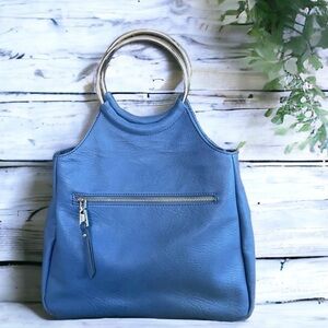 INC. international concepts bangle handbag crossbody blue/Silver NWOT